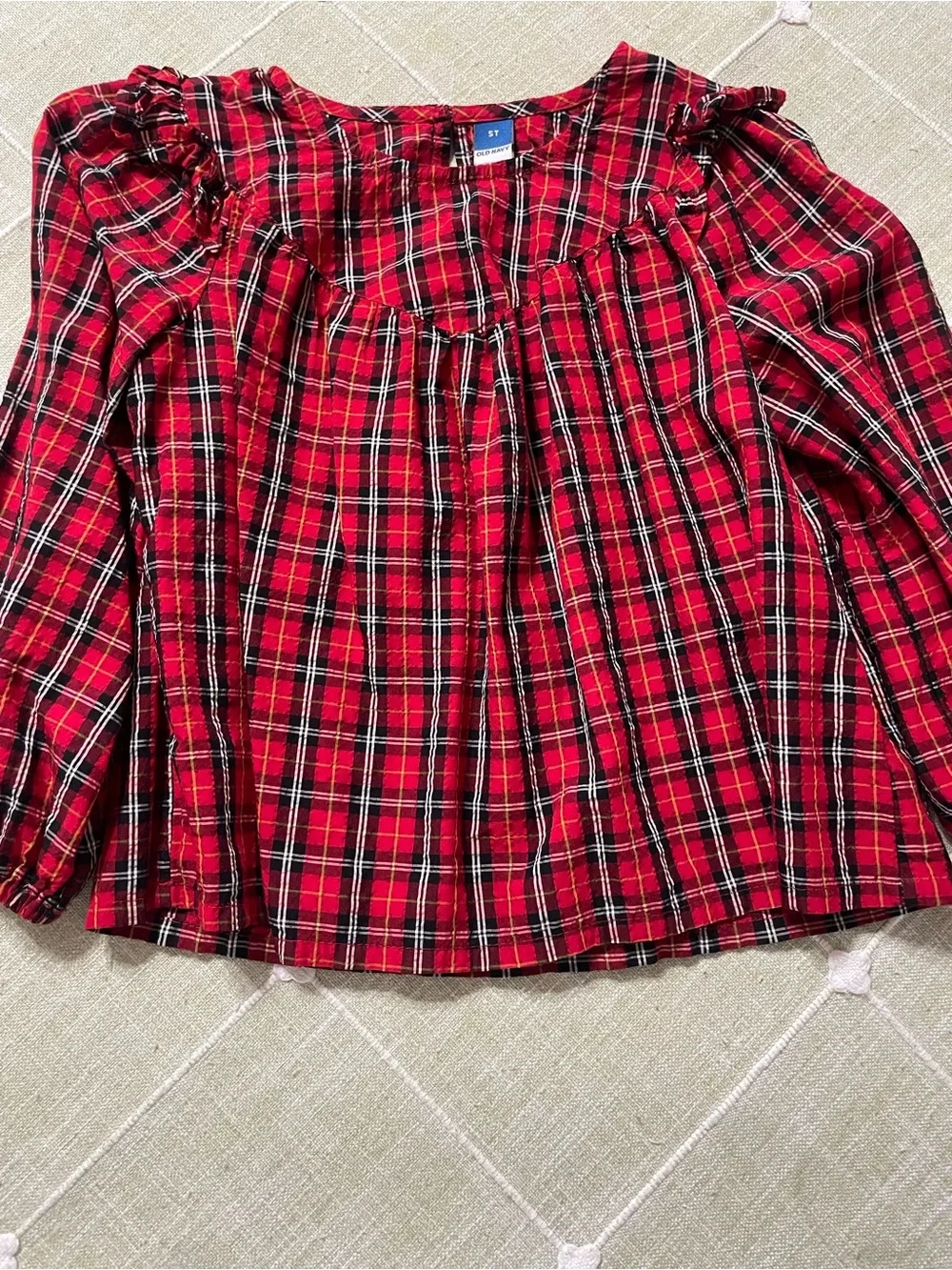 Old Navy Red Plaid Girls' Skirted Bottoms